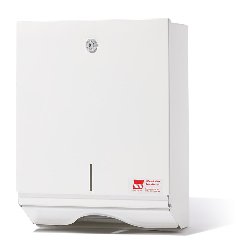 CY02.1  Dispensador de toallas de mano plegadas, color blanco