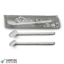 8293H-10 Cuchara angulada de mango largo de HDPE no estéril, 10 ml. (100 uds)