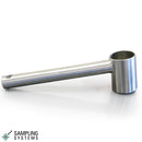 1900A-01 Cuchara medidora de acero inoxidable, 186mm ø9mm 1 ml