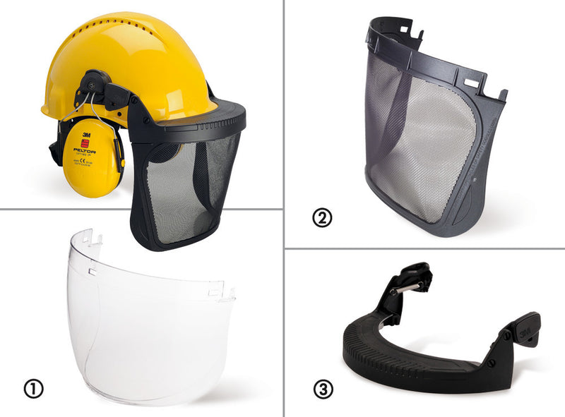 NH16.1  Pantalla facial de policarbonato 3M ™