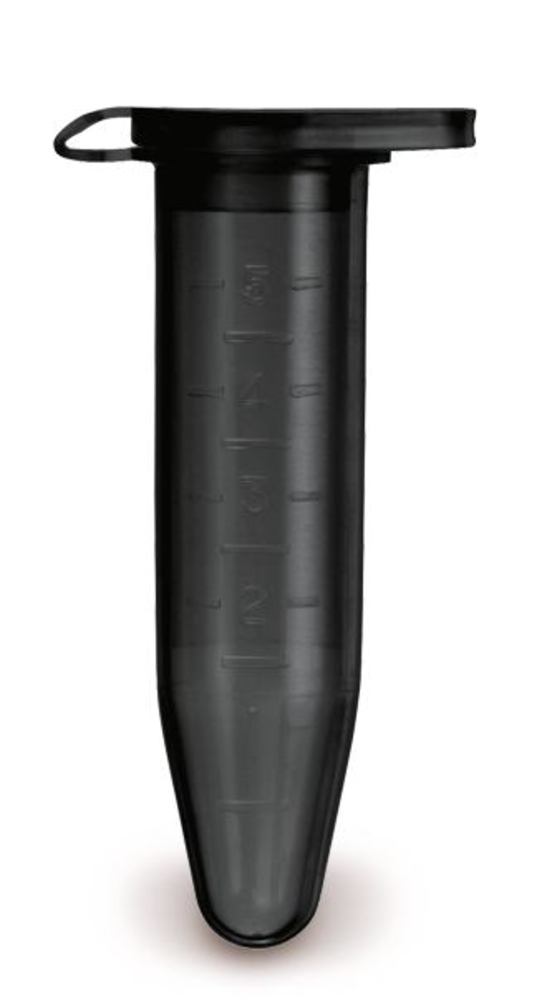 PE69.1 Viales de reacción de polipropileno color negro, 5 ml (250 uds)