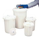 PP16.1 Recipiente Dewar de HDPE blanco, diámetro interno 122 mm, volumen 2 litros