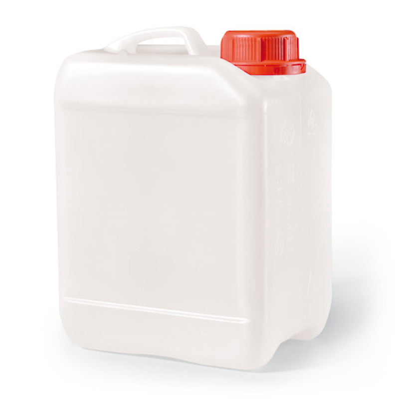 T397.1 Garrafa de HDPE con tapón de rosca color natural, volumen 10 litros