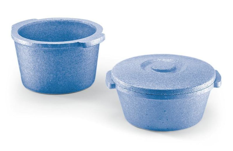 TE08.1 Contenedor de hielo redondo, 2,5 litros, azul - Quimivitalab