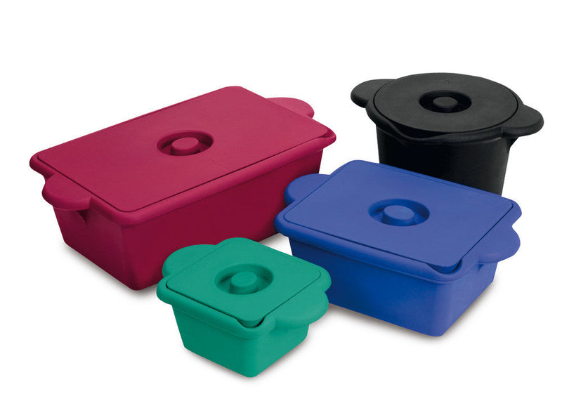 TP27.1 Contenedor de hielo True North, cuadrado, 9 litros, 521 x 292 x 163 mm, rojo - Quimivitalab