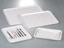 4230-3036 Bandeja de melamina blanca para instrumentos, 355 x 240 x 17 mm.