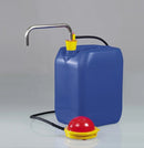 5000-5018 Bomba de pedal OTAL de acero inoxidable Ø-tubo 18 mm 26 litros por minuto