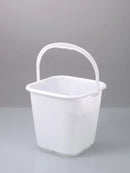 2350-0140 Cubo cuadrado de PE transparente con asa, graduado, volumen 14 litros