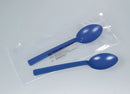 5378-3012 Cuchara para alimentos de PS estéril color azul, volumen 10 ml (100 uds)