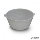 8017H-30 Cuenco blanco de HDPE para mezclas, volumen 3 litros (15 Uds)