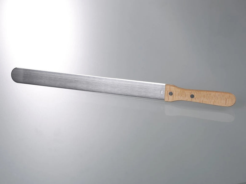 5313-0300 Espátula de cuchilla en acero inoxidable y mango de madera, 300 mm