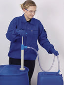 5600-1502 Bomba PP para barril con manguera y grifo, inmersión hasta 150 cm