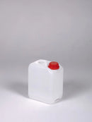 1427-0002 Bidón transparente de HDPE con cierre de rosca, homologación UNE, vol. 2,5 litros