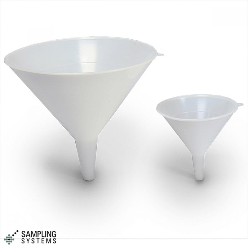 8022P-350  Embudo de PP para liquidos, resistente a químicos, diametro 350 mm, pico 52 mm