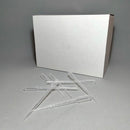 150.003 Pipetas Pasteur graduadas de plástico de capacidad 3 ml, 150 mm (500 uds) - Quimivitalab