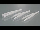 5378-1041 Pinzas desechables, punta recta, 130mm, PS estéril (100 uds)