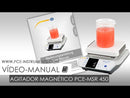 PCE-MSR 450 Agitador magnético para líquidos hasta 20 litros