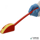 8341R-100S Pala de mango largo, HDPE, estéril, roja, 100 ml (50 uds) - Quimivitalab