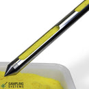 1210B-1500 Muestreador de polvo de acero inoxidable con adaptador de botella, volumen 300 ml