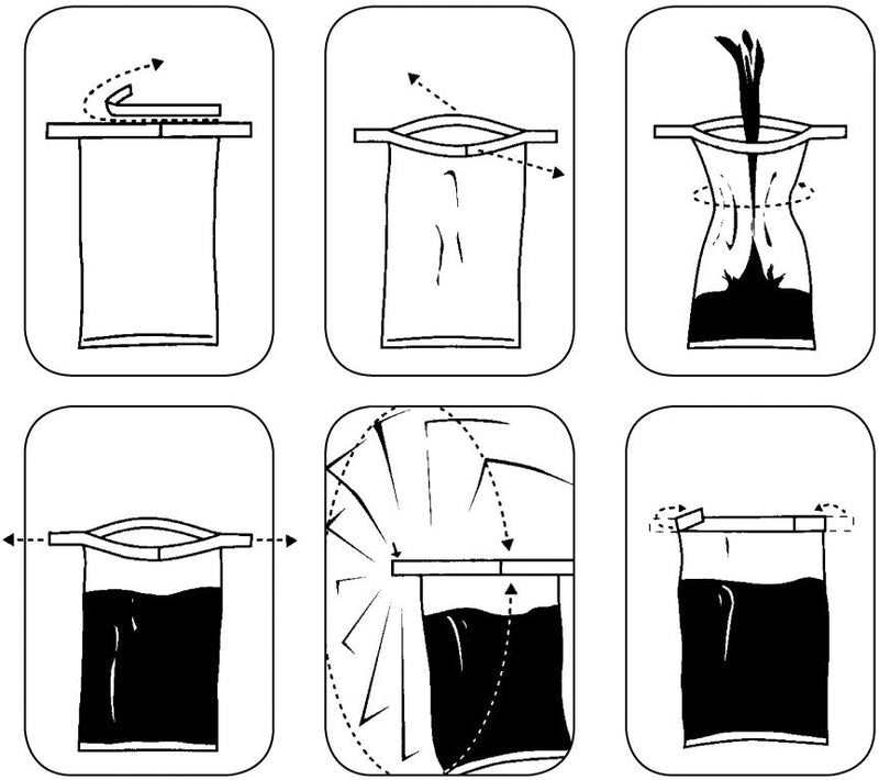 5344-0541 Bolsa esterilizada SteriBag de 450 ml 229x114 mm con espacio de rotulación (500 uds)- Quimivitalab