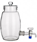 004.968 Barril de vidrio de borosilicato con tapa y grifo esmerilado NS 29/32, 20000 ml - Quimivitalab