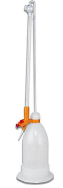 018.025 Bureta Schilling de 25 ml graduada 0,10 ml con frasco de 1.000 ml de PP - Quimivitalab