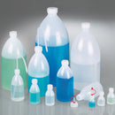 0302-0500 Botella redonda de cuello estrecho con tapón de rosca LDPE 500 ml. - Quimivitalab