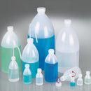 0302-0010 Botella redonda de cuello estrecho LDPE con tapón de rosca, 10 ml - Quimivitalab