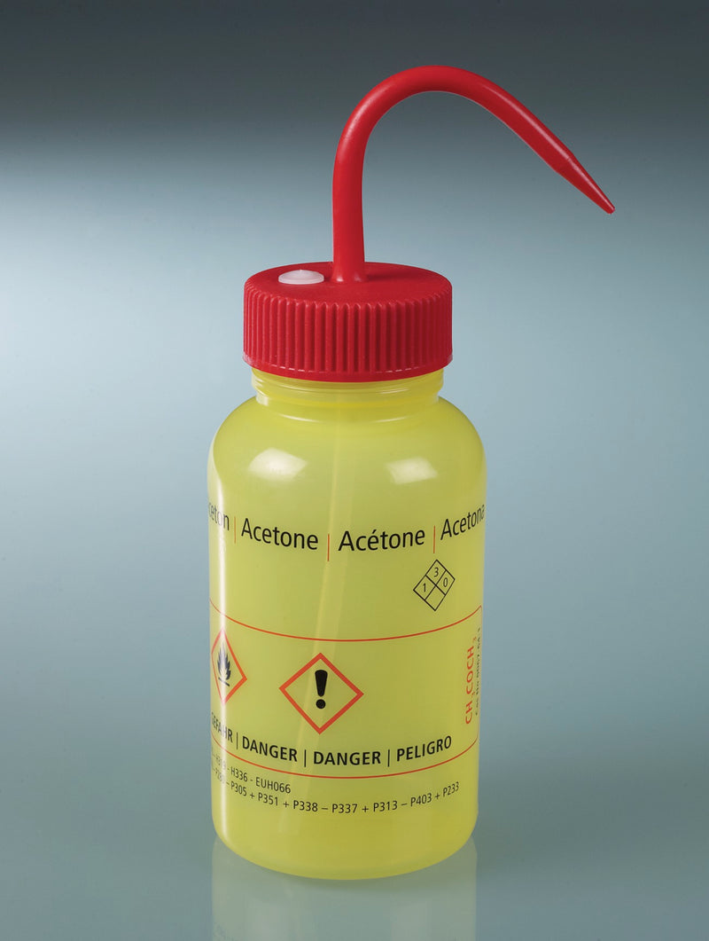 0310-2051 Frasco lavador de seguridad - Acetona - 500 ml - Quimivitalab