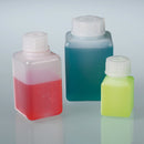 0331-0100 Frasco cuadrado de cuello estrecho, HDPE transparente, 100 ml - Quimivitalab