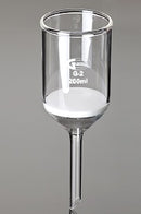 035.001 Embudo con placa filtrante, 35 ml de capacidad, vidrio de borosilicato - Quimivitalab