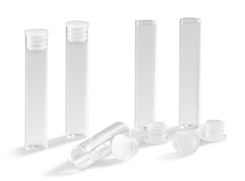 0425.1 Tubos de ensayo de vidro sodocálcico, volumen 2,5 ml altura 50 mm (496 uds.)- Quimivitalab