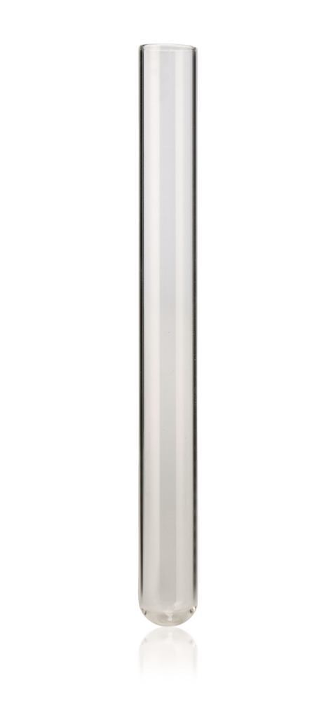 0486.2 Tubo de ensayo de vidrio de borosilicato con fondo redondo 20 ml (250 uds.)- Quimivitalab