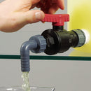 0500-0100 Grifo de rótula PP para recipientes con conexión de rosca G 3/4". - Quimivitalab