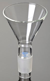 066.070 Embudo de vidrio de 70 mm con esmerilado normalizado 14/23 - Quimivitalab