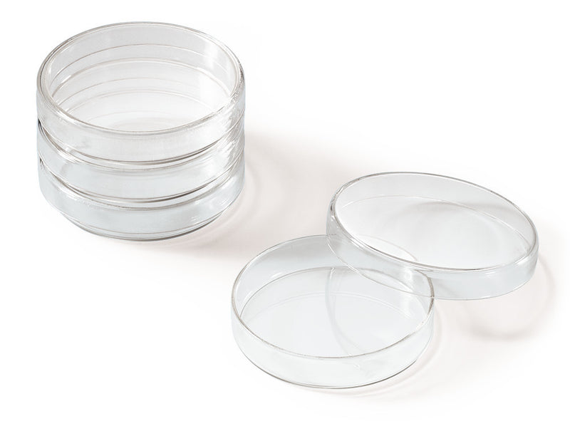0690.1 Placas de Petri ROTILABO de vidrio de borosilicato 100 x 20 mm (18 unidades)- Quimivitalab