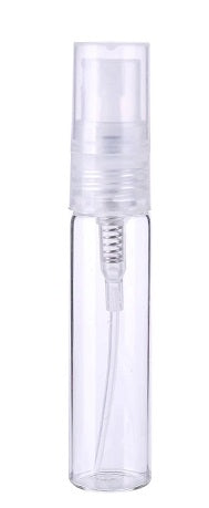 071.003-BT Mini frasco de vidrio en forma tubo de 3 ml con tapa vaporizadora (50 uds) - Quimivitalab