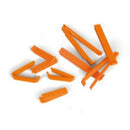 0988.1: Pinzas estándar Spectra / Por® naranja PP longitud de encaje 35 mm - Quimivitalab