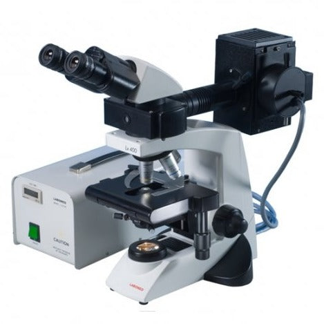 9126009: Microscopio BINOCULAR LX 400 CON KIT FLUORESCENTE - Quimivitalab