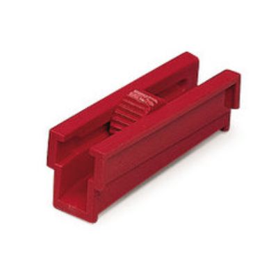 1161.1: Abrazaderas de tubo Rotilabo® poliéster rojo para manguera de hasta Ø 4.5 mm. 5 pc(s) - Quimivitalab
