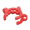 1168.1: Clips de junta cónica POM rojo para conexión a tierra estándar 29. 12 pc(s) - Quimivitalab