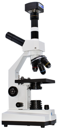 760236 Microscopio BMS 100 FL LED con cámara de 3 Megapixeles - Quimivitalab