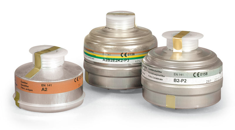 A249.1: Filtro respiratorio con rosca estándar, A2-P3 RD (1 unidad) - Quimivitalab