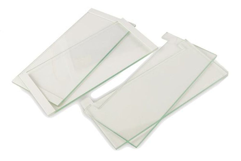 1405.1: Placas de vidrio ROTIPHORESE PROclamp MINI con muescas anchas (2 ud) - Quimivitalab