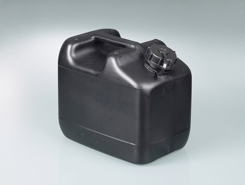 1428-0010 Bidón de HDPE negro con conductividad eléctrica, rosca DIN61, Vol. 10 litros - Quimivitalab