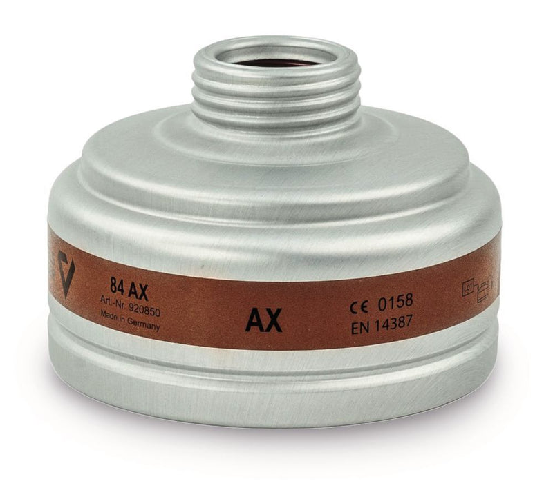 1550.1: Filtro respiratorio con rosca estándar, AX (1 unidad) - Quimivitalab