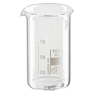 178.100-A Vaso de precipitados 100 ml forma alta SIMAX, vidrio borosilicato 3,3 (10 uds) - Quimivitalab