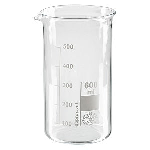 178.600-A Vaso de precipitados 600 ml forma alta SIMAX, vidrio borosilicato 3,3 (5 uds) - Quimivitalab