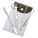 1863.1: Juego de instrumentos quimicos en estuche (4 uds) - Quimivitalab