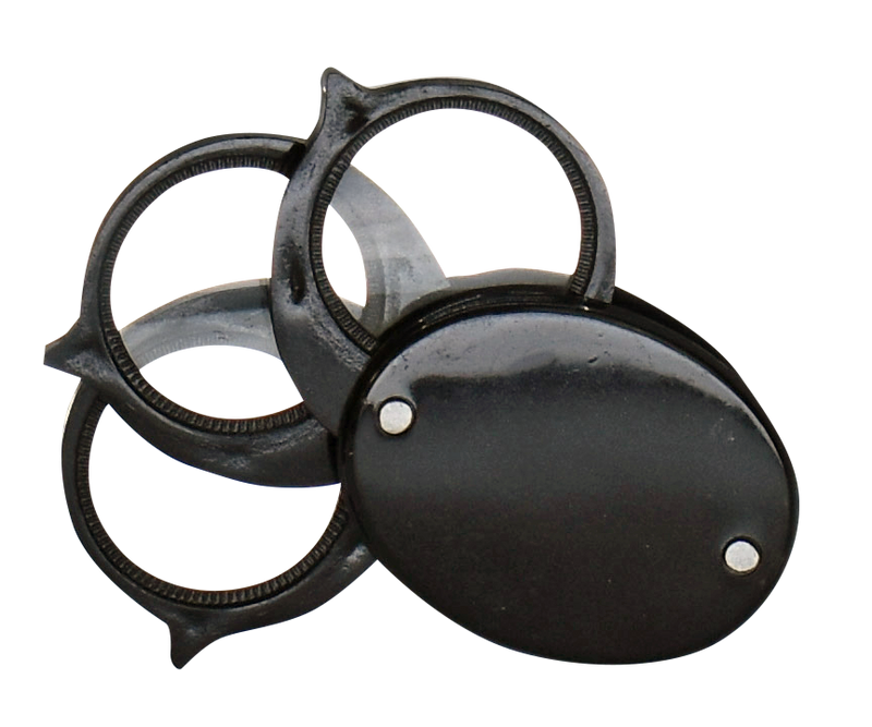 158925 Lupa plegable de bolsillo - incluye 3 lentes - Quimivitalab